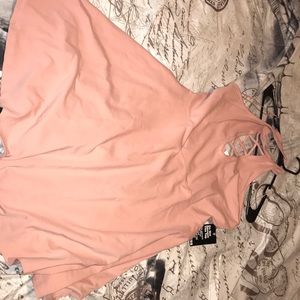 Blush pink summer dress..